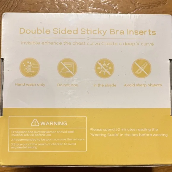 Nsolex Double Sided Sticky Bra Inserts - Picture 2 of 4